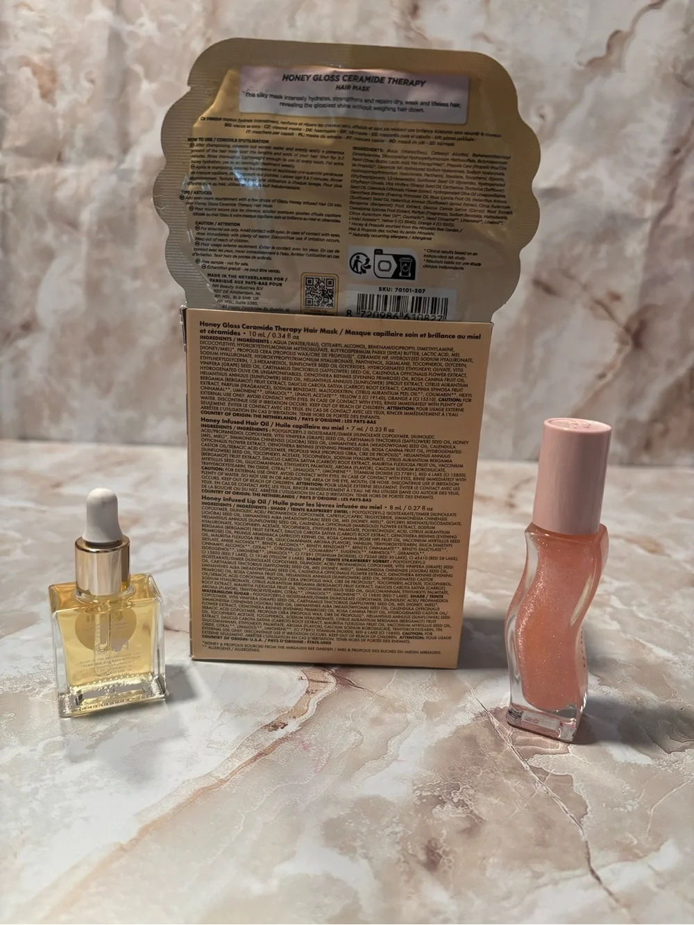 Gisou Honey Gloss Lip Oil in Sheer Peach